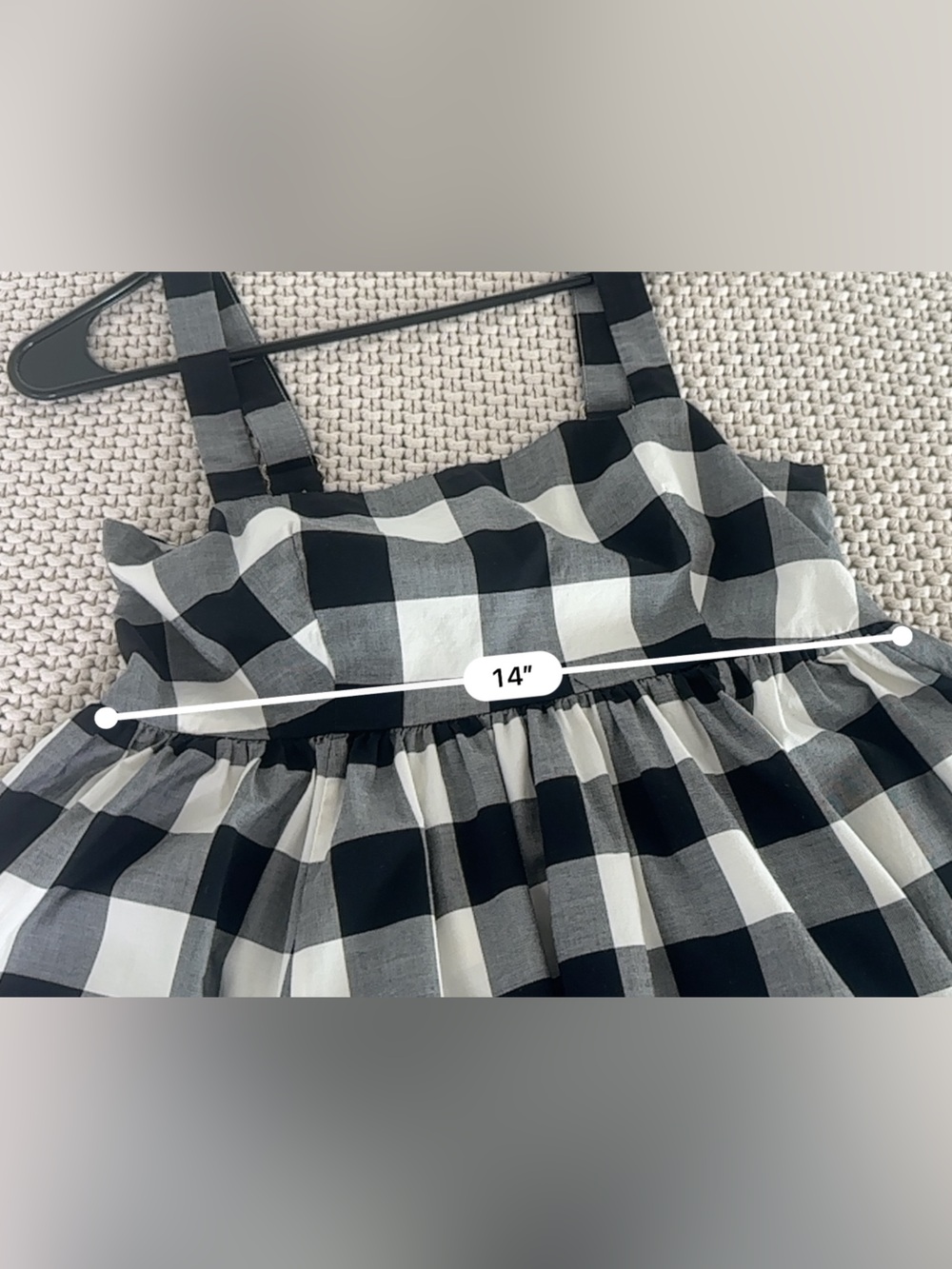 Black and White Gingham Sundress - Picture 8 of 8